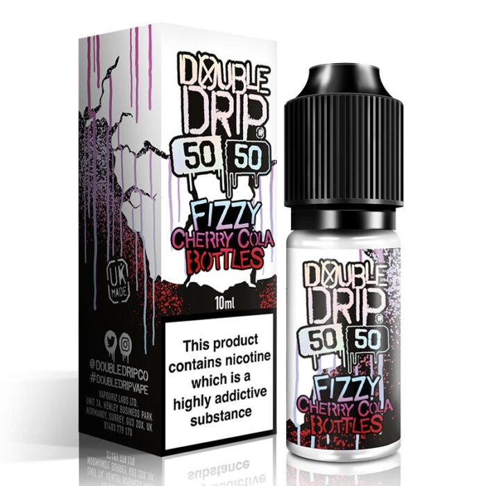 Double Drip Fizzy Cherry Cola Bottles E-Liquid | Blighty Vapes Online Vape Store is the UK's favourite online e-liquid shop. Order e-liquids online. CHEAPER E-LIQUIDS & FREE DELIVERY!