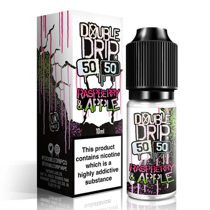 Double Drip Raspberry & Apple E-Liquid