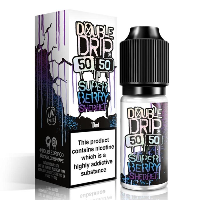 Double Drip Super Berry Sherbet E-Liquid | Order Double Drip Online | Buy Double Drip E-Liquids Online | Blighty Vapes Online Vape Store