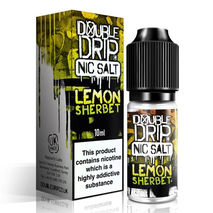 Double Drip Lemon Sherbet Nic Salts