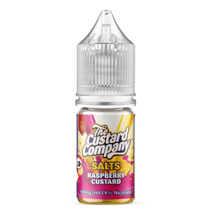 The Custard Company Raspberry Custard Nic Salts | Blighty Vapes Online Vape Store is the UK's favourite online e-liquid shop. Order e-liquids online. CHEAPER E-LIQUIDS & FREE DELIVERY!