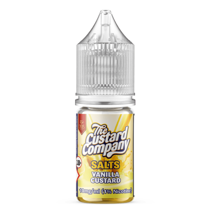 The Custard Company Vanilla Custard Nic Salts | Blighty Vapes Online Vape Store is the UK's favourite online e-liquid shop. Order e-liquids online. CHEAPER E-LIQUIDS & FREE DELIVERY!