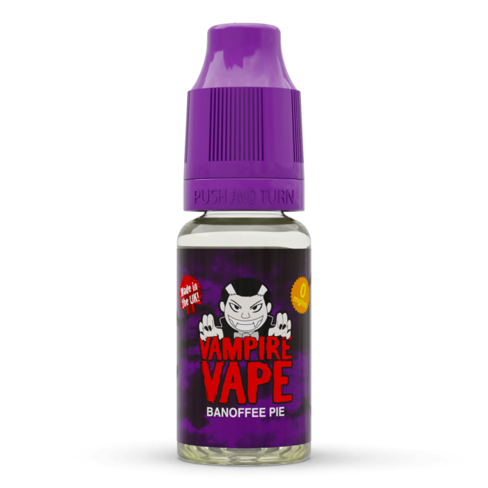 Vampire Vape Banoffee Pie E-Liquid | Buy Vampire Banoffee Pie Vape Juice at Blighty Vapes Online Vape Store