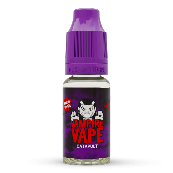 Vampire Vape Catapult E-Liquid | Order this classic Summer Berry Vape Juice online at Blighty Vapes